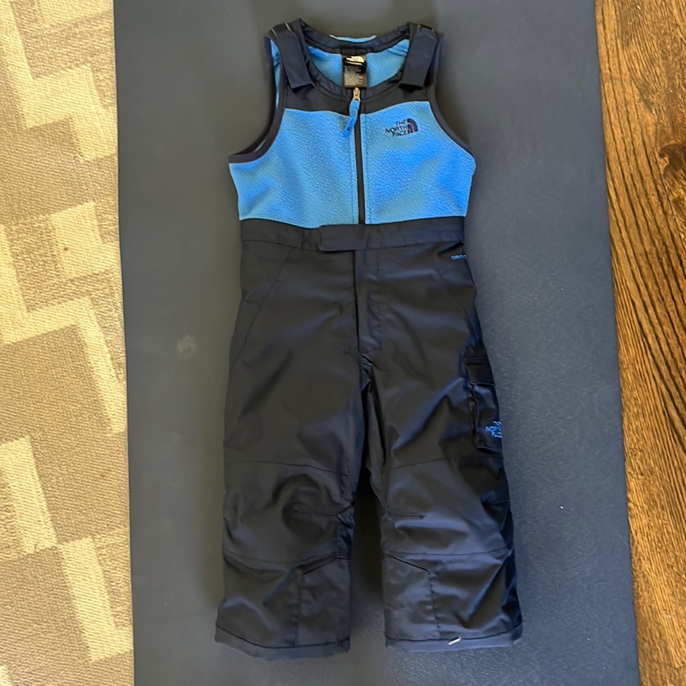 EUC The North Face toddler snow bib